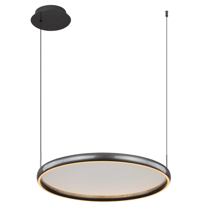 Globo - Dimbare LED hanglamp aan een koord LED/36W/230V 2700-6000K zwart + afstandsbediening