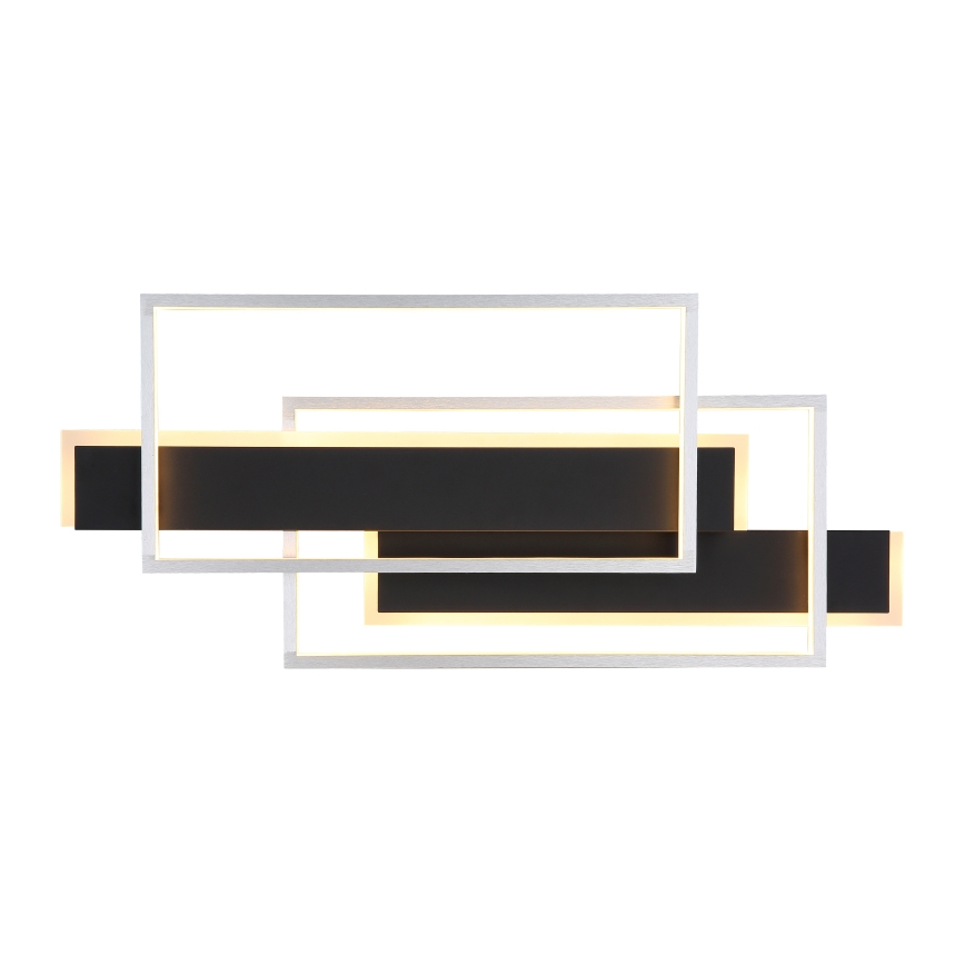Globo - LED plafondlamp LED/40W/230V 62x27 cm mat chroom/zwart