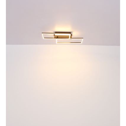 Globo - LED plafondlamp LED/40W/230V 62x27 cm mat chroom/zwart