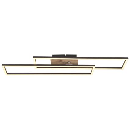 Globo - LED plafondlamp LED/30W/230V 3000K 60x80 cm zwart
