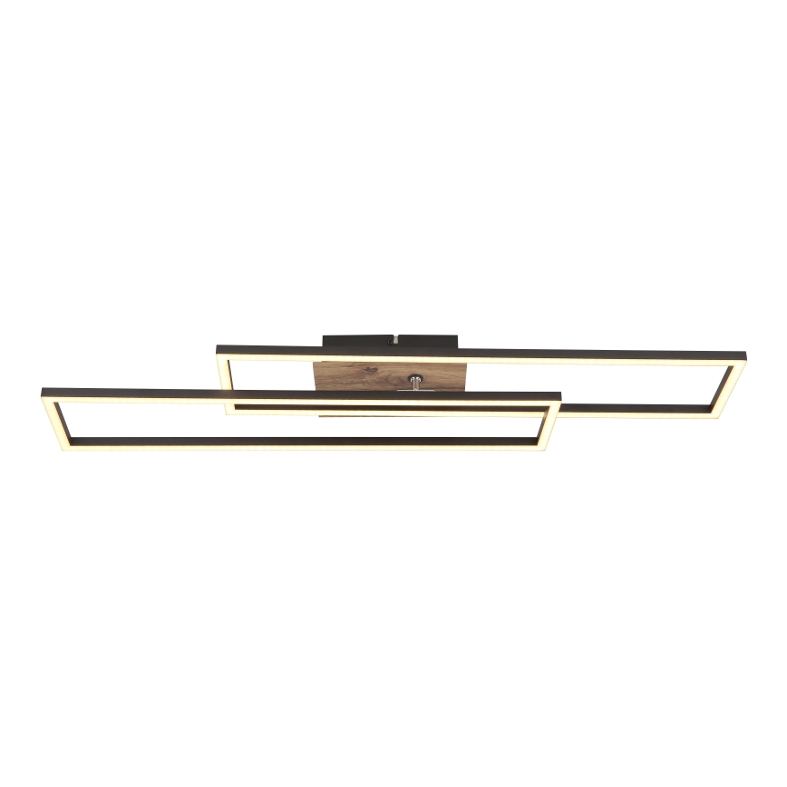 Globo - LED plafondlamp LED/30W/230V 3000K 60x80 cm zwart