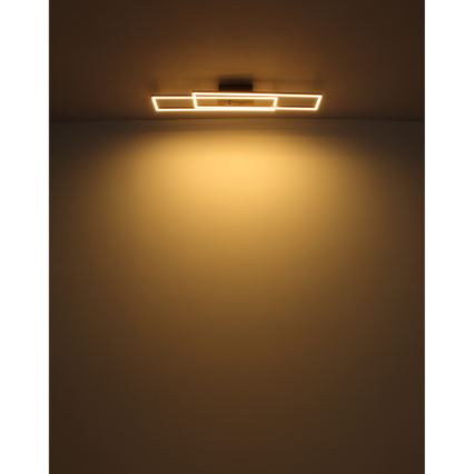 Globo - LED plafondlamp LED/30W/230V 3000K 60x80 cm zwart