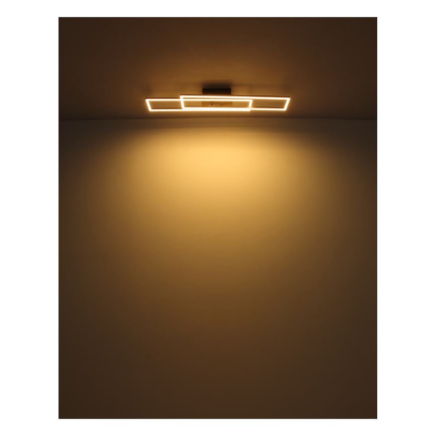 Globo - LED plafondlamp LED/30W/230V 3000K 60x80 cm zwart