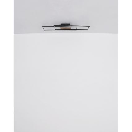 Globo - LED plafondlamp LED/30W/230V 3000K 60x80 cm zwart