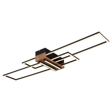 Globo - LED plafondlamp LED/40W/230V 3000K 25x100 cm zwart