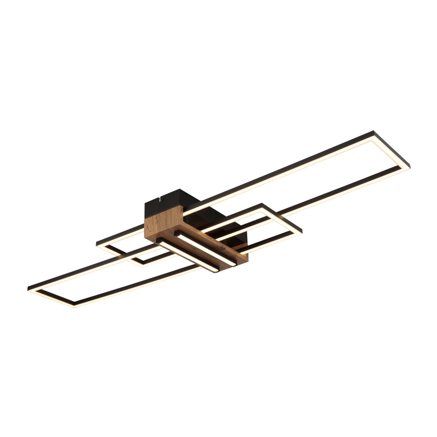 Globo - LED plafondlamp LED/40W/230V 3000K 25x100 cm zwart