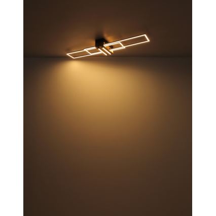 Globo - LED plafondlamp LED/40W/230V 3000K 25x100 cm zwart