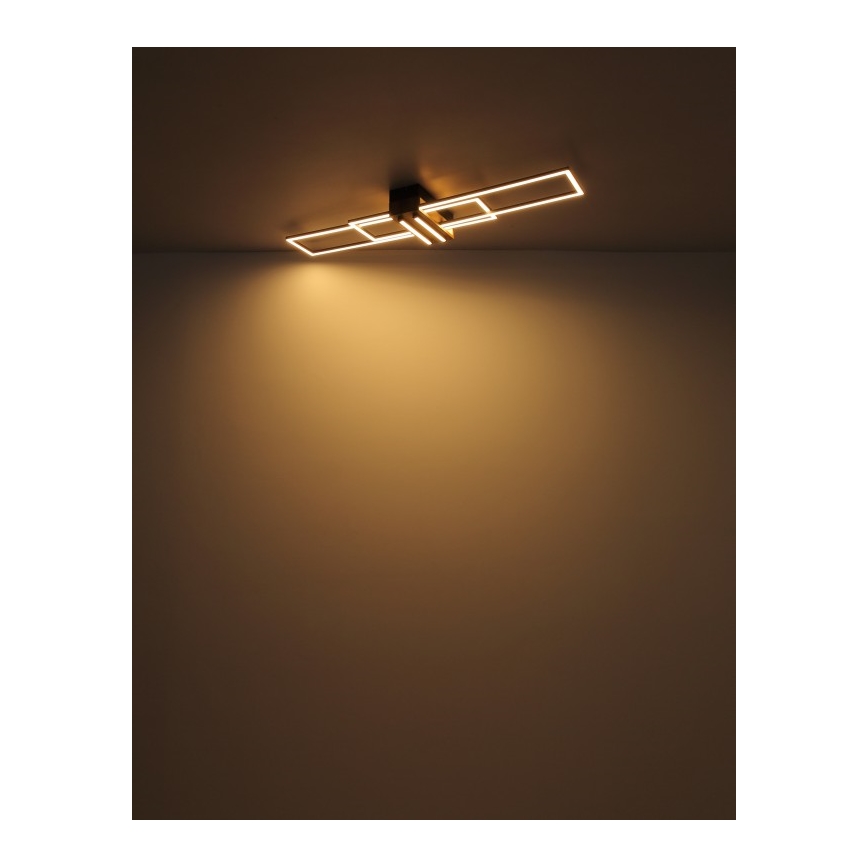 Globo - LED plafondlamp LED/40W/230V 3000K 25x100 cm zwart