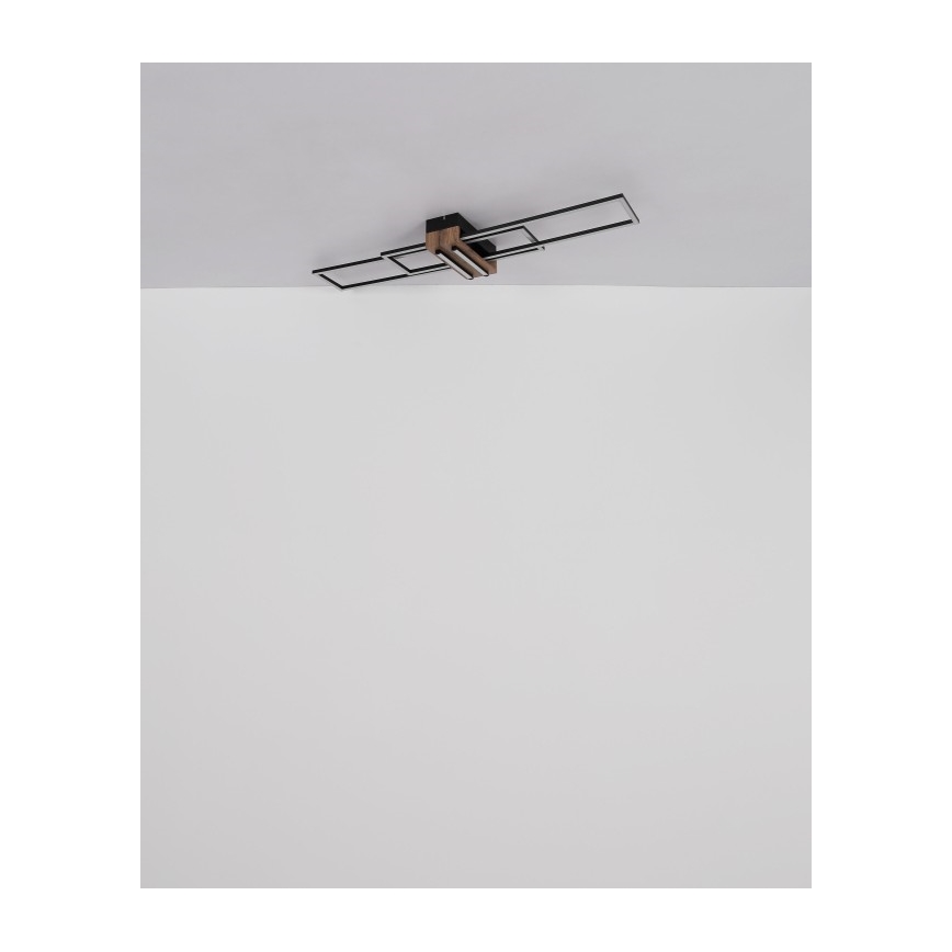 Globo - LED plafondlamp LED/40W/230V 3000K 25x100 cm zwart