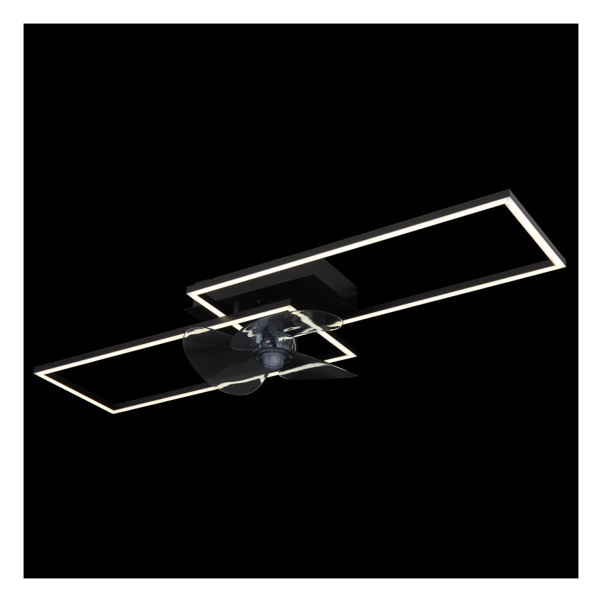Globo - LED-dimbare plafondlamp met ventilator LED/38W/230V 3000-6500K + afstandsbediening