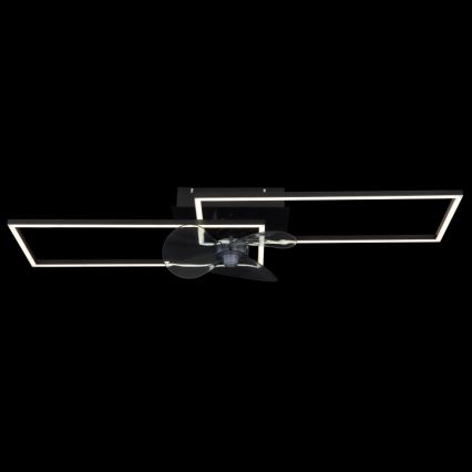 Globo - LED-dimbare plafondlamp met ventilator LED/38W/230V 3000-6500K + afstandsbediening