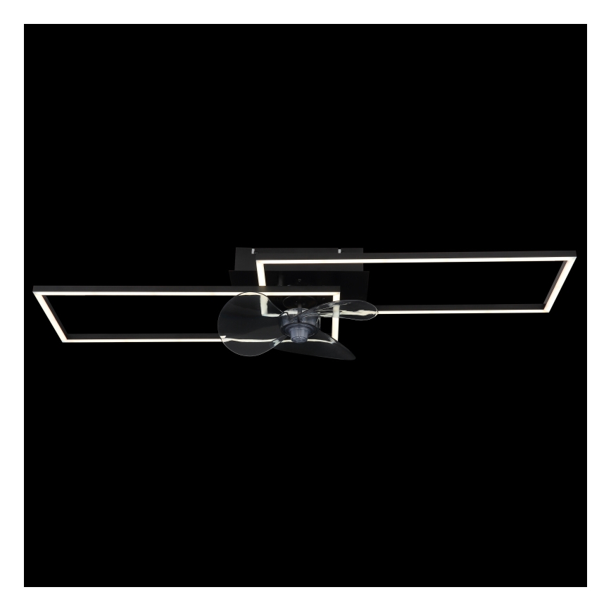 Globo - LED-dimbare plafondlamp met ventilator LED/38W/230V 3000-6500K + afstandsbediening