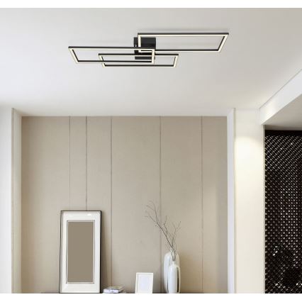 Globo - Dimbare LED Plafondlamp LED/58W/230V 2700-6500K Wi-Fi Tuya + afstandsbediening