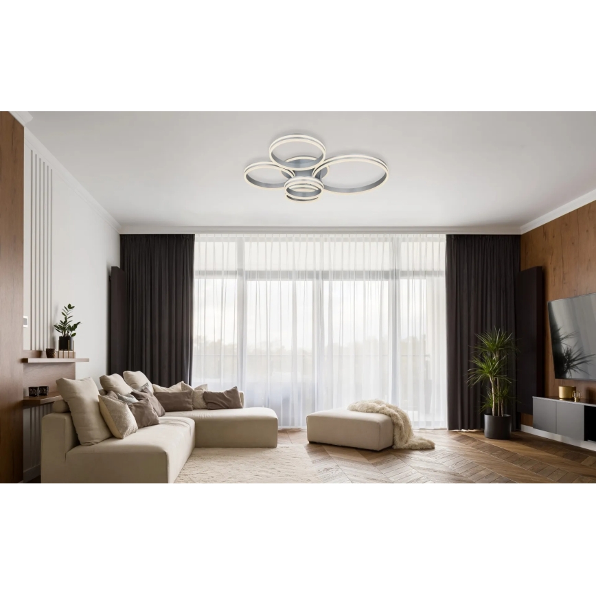 Globo - dimbare LED-plafondlamp LED/120W/230V 2700-6000K 90x114 cm + afstandsbediening