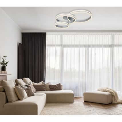 Globo - Dimbare LED-plafondlamp LED/72W/230V 2700-6000K 60x80 cm + afstandsbediening