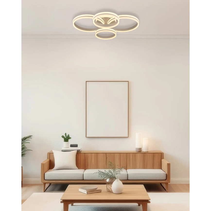 Globo - Dimbare LED-plafondlamp LED/92W/230V 3000K 68x84,5 cm