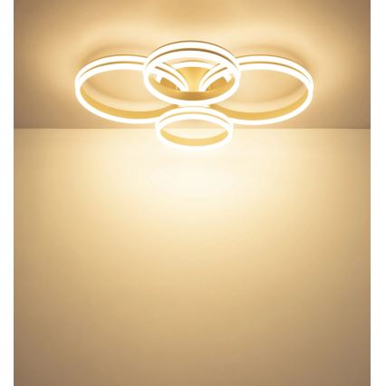 Globo - Dimbare LED-plafondlamp LED/92W/230V 3000K 68x84,5 cm