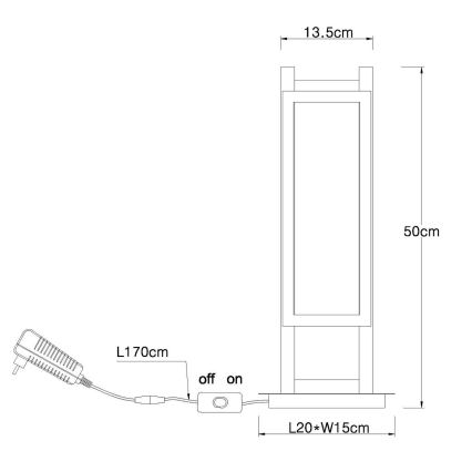 Globo - LED Tafellamp LED/20W/230V