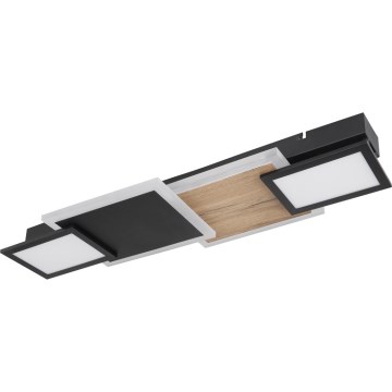 Globo 67279-30 - LED-plafondlamp CAROLINE LED/30W/230V 25x71,5 cm beige/zwart