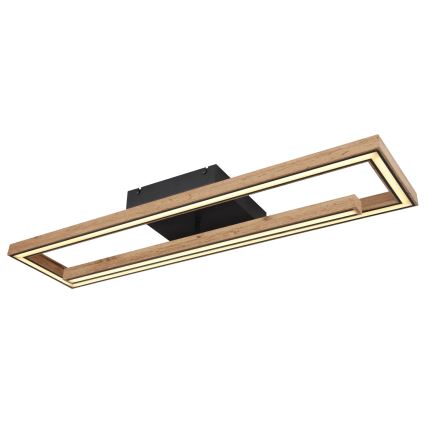 Globo 67287D1 - LED plafondlamp MANDERA LED/36W/230V 20x80 cm bruin