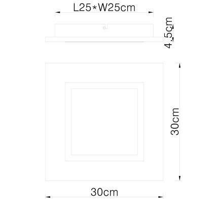 Globo - LED Plafondlamp LED/12W/230V