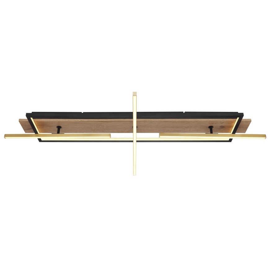 Globo 67296D2 - LED plafondlamp BEATRIX LED/48W/230V 60,5x100 cm bruin
