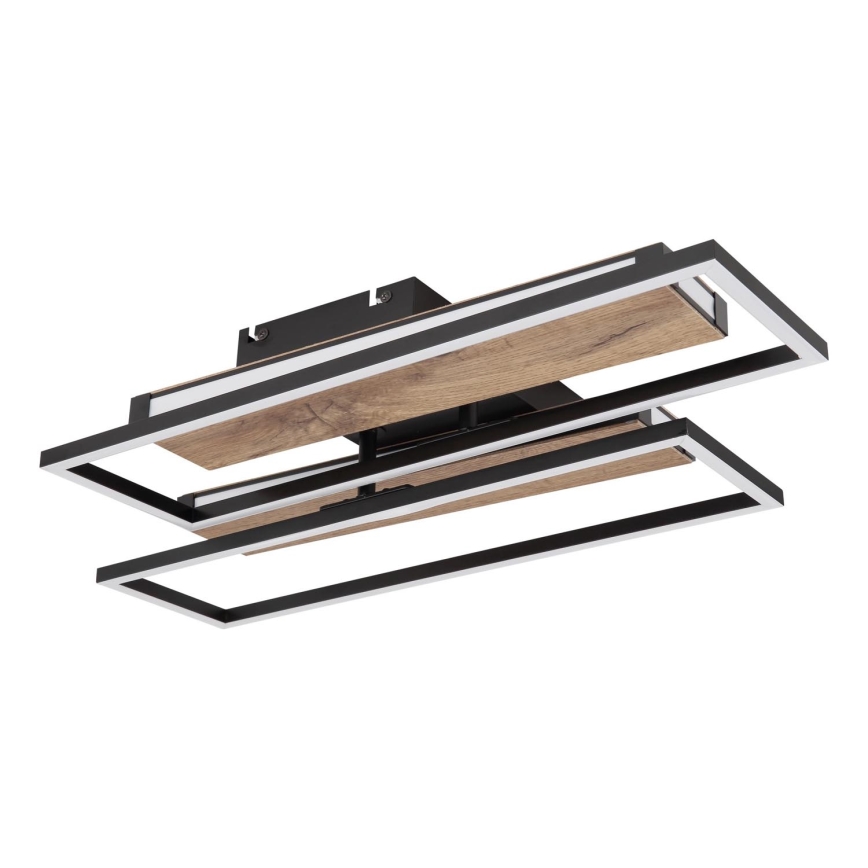 Globo 67299D1 - LED-plafondlamp COLLI LED/48W/230V 52x60 cm bruin/zwart