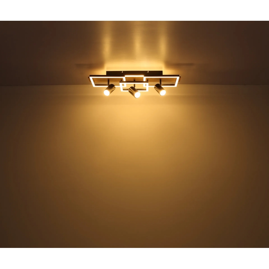 Globo - LED-plafondlamp LED/48W/230V + 3xGU10/5W 3000K 27x72 cm
