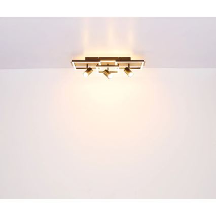 Globo - LED-plafondlamp LED/48W/230V + 3xGU10/5W 3000K 27x72 cm