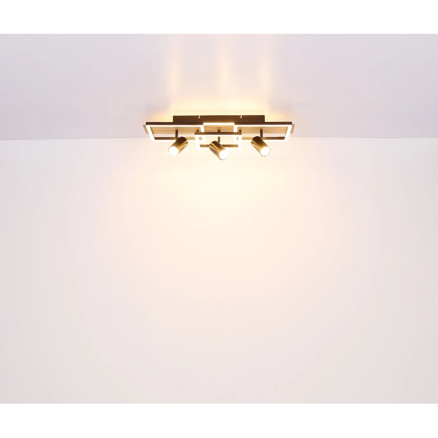 Globo - LED-plafondlamp LED/48W/230V + 3xGU10/5W 3000K 27x72 cm
