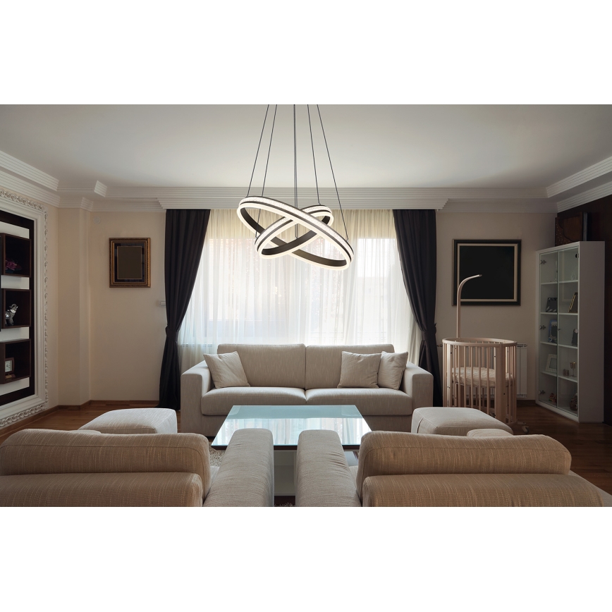 Globo - Dimbare LED hanglamp aan een koord LED/60W/230V 2700K-6000K + afstandsbediening