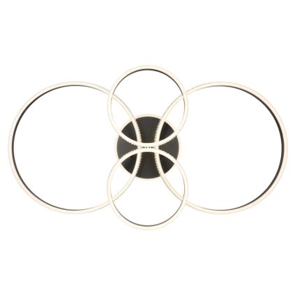 Globo - LED plafondlamp LED/39W/230V 2700/4500/6500K 106x60 cm antraciet