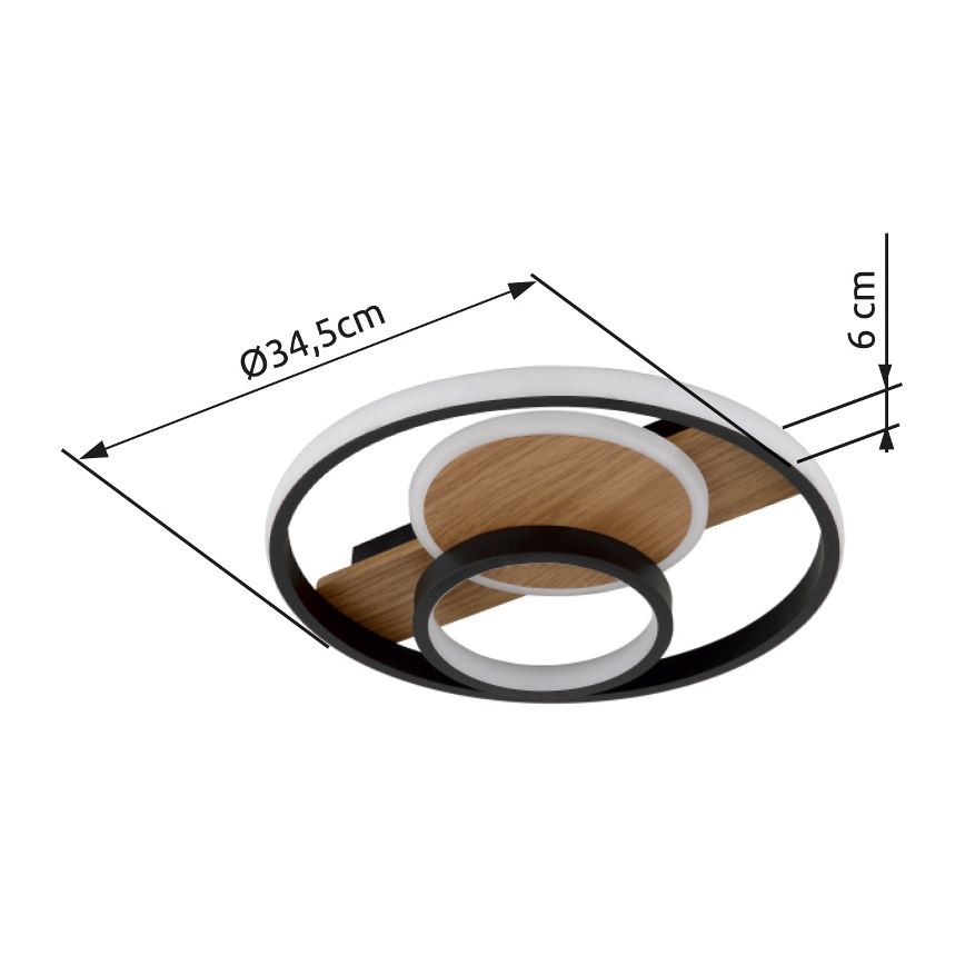 Globo - LED Plafondlamp LED/24W/230V