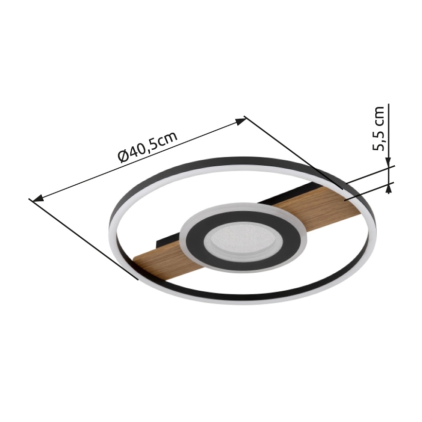 Globo - LED Plafondlamp LED/24W/230V