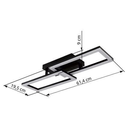 Globo - LED Plafondlamp LED/20W/230V