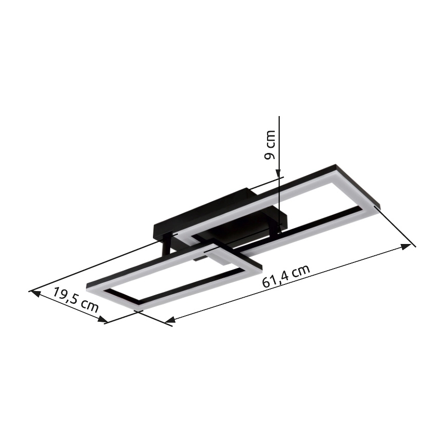 Globo - LED Plafondlamp LED/20W/230V