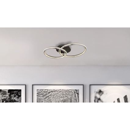 Globo - LED Dimbare plafondlamp LED/50W/230V 2700-6000K 50x75 cm + afstandsbediening