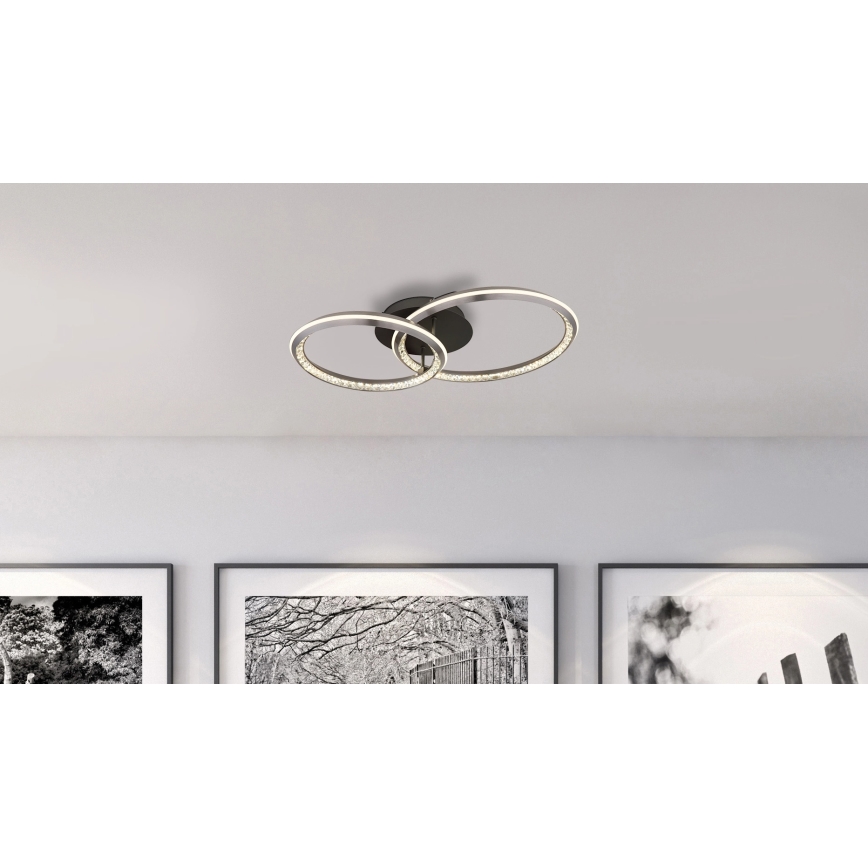 Globo - LED Dimbare plafondlamp LED/50W/230V 2700-6000K 50x75 cm + afstandsbediening