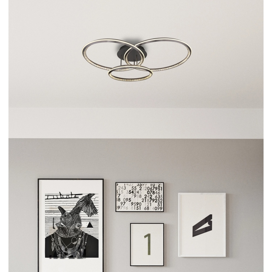 Globo - Dimbare LED-plafondlamp LED/72W/230V 2700-6000K 50x75 cm + afstandsbediening