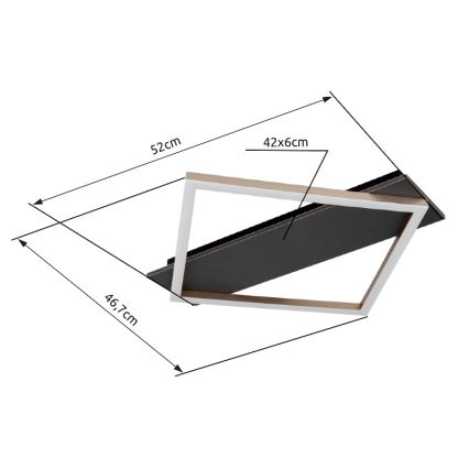 Globo - LED Plafondlamp LED/18W/230V