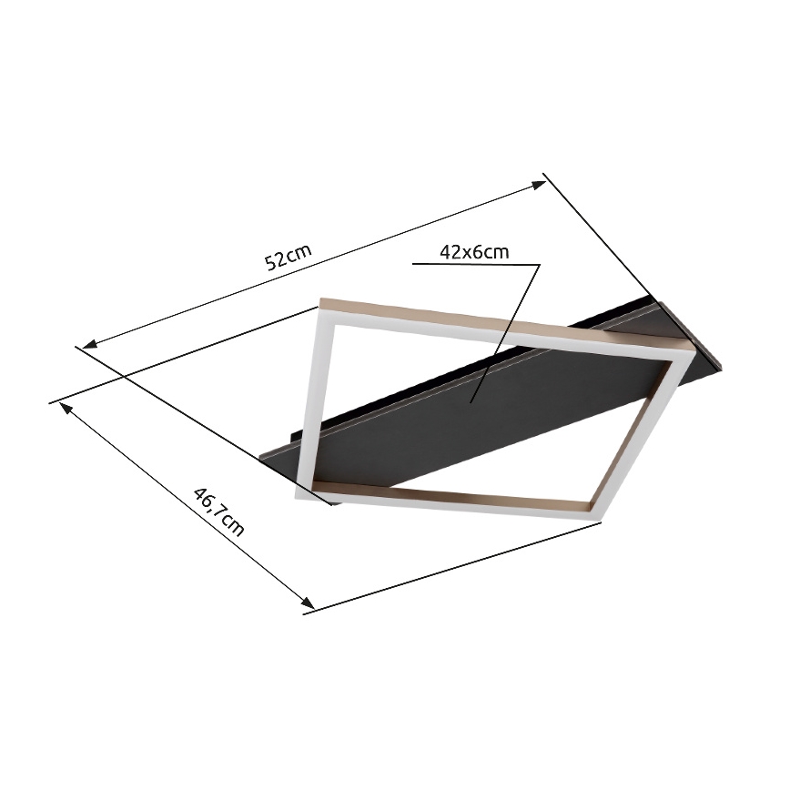 Globo - LED Plafondlamp LED/18W/230V