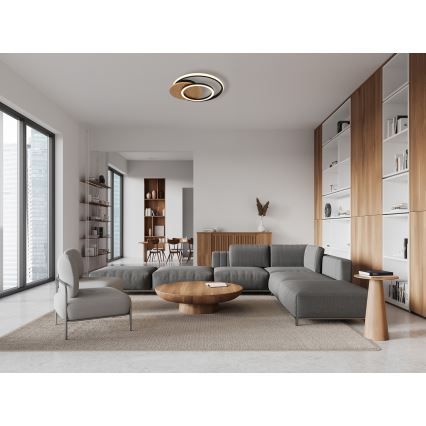 Globo - LED Plafondlamp LED/24W/230V zwart