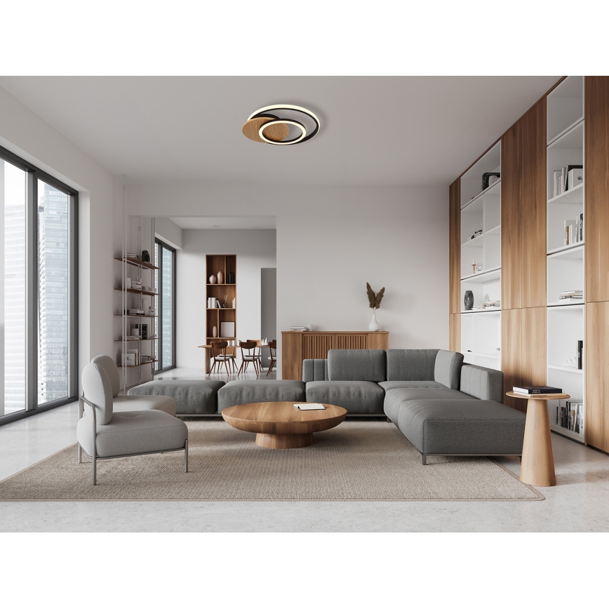 Globo - LED Plafondlamp LED/24W/230V zwart