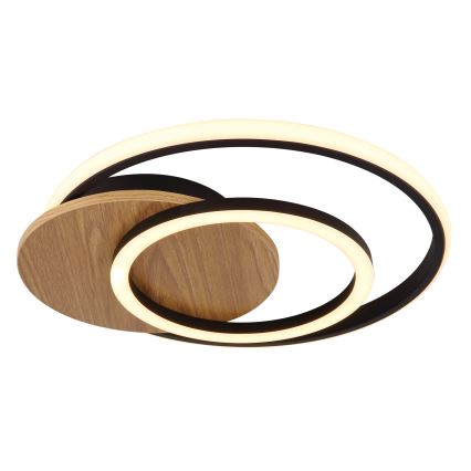 Globo - LED Plafondlamp LED/24W/230V zwart