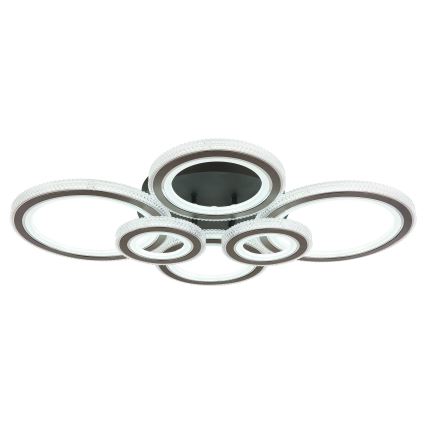 Globo - Dimbare LED Plafondlamp LED/60W/230V 2700-6000K 56x78 cm antraciet + afstandsbediening
