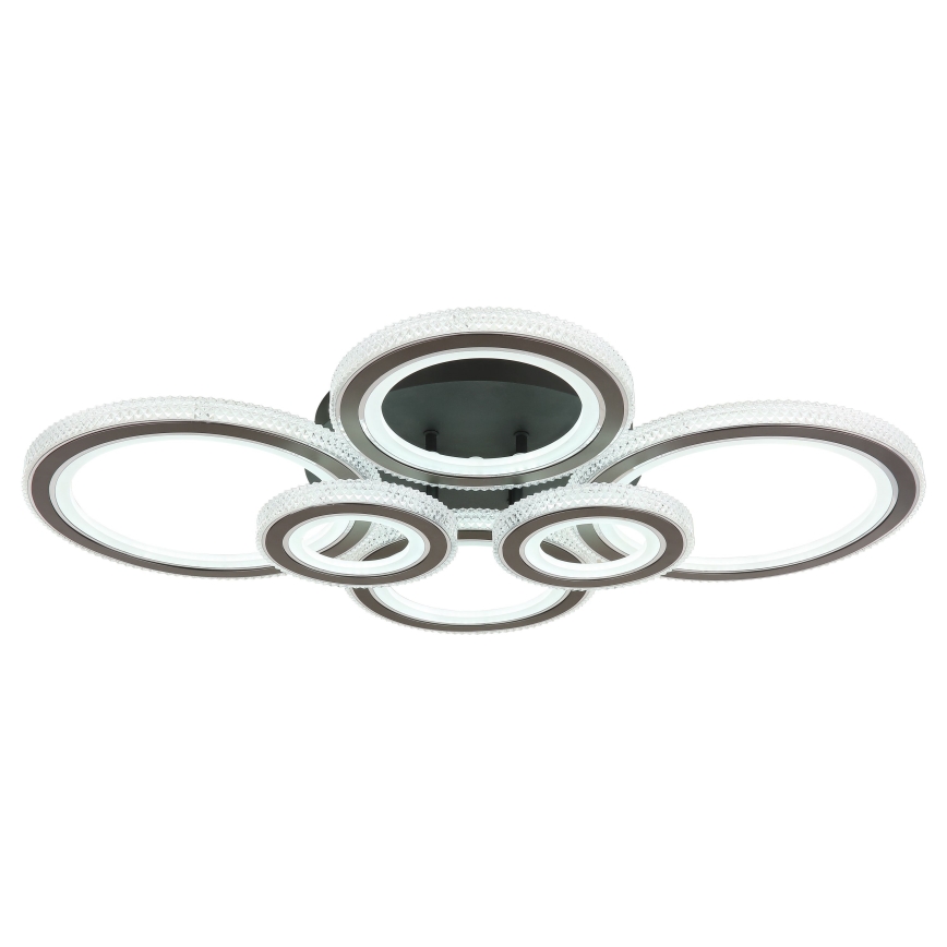 Globo - Dimbare LED Plafondlamp LED/60W/230V 2700-6000K 56x78 cm antraciet + afstandsbediening