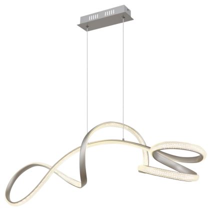 Globo - LED Hanglamp aan een koord LED/40W/230V mat chroom