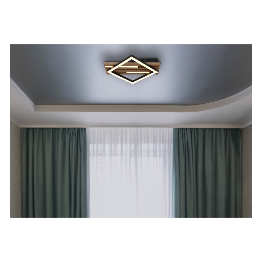 Globo - LED plafondlamp LED/12W/230V + LED/7W 3000K 31x33 cm