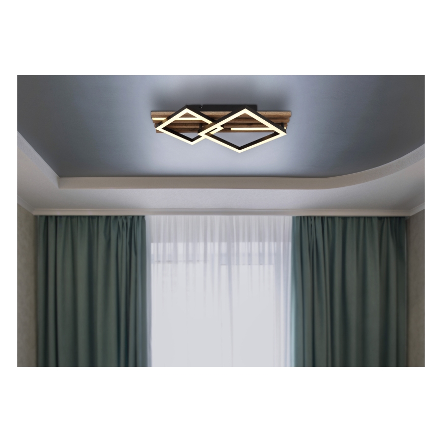 Globo - LED Plafondlamp ED/18W/230V + LED/7W 3000K 31x47,5 cm