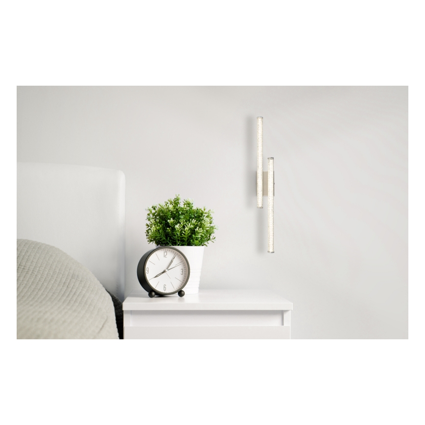 Globo - LED plafondlamp LED/12W/230V 4000K mat chroom